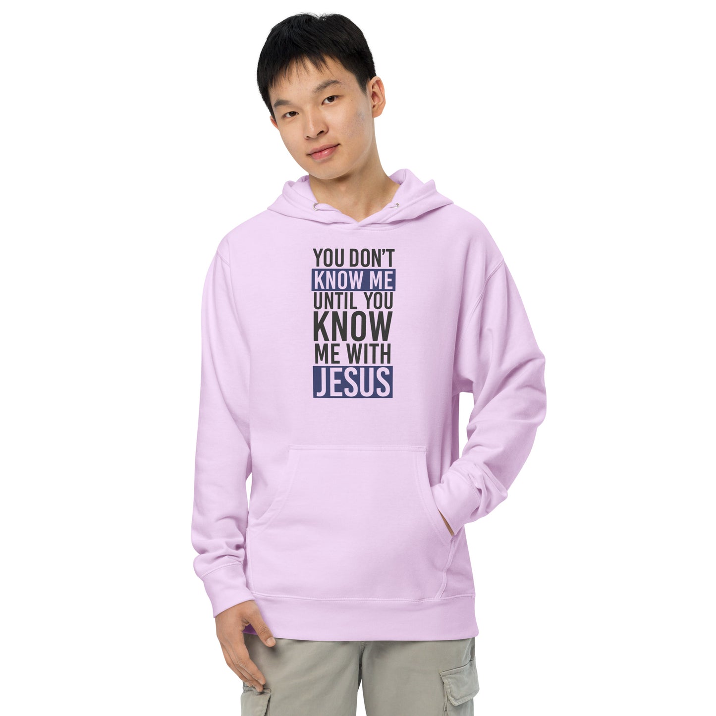 You Don't Know Me Until You Know Me with Jesus - hoodie